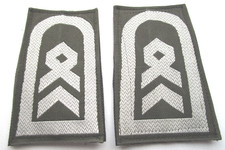 KLETT Rangabzeichen Heer Stabsfeldwebel weiß/oliv Bw Schulter Klappen Schlaufen