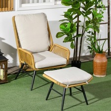 Outsunny Rattan Relaxsessel