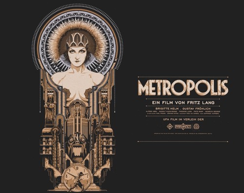 Metropolis 1927 quad - quad, poster