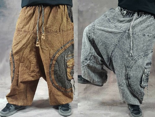 Stonewashed harems ali baba - stonewashed,
