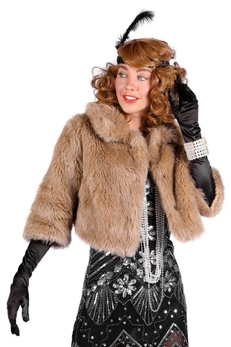 20er jahre pelzjacke - pelzjacke, aus