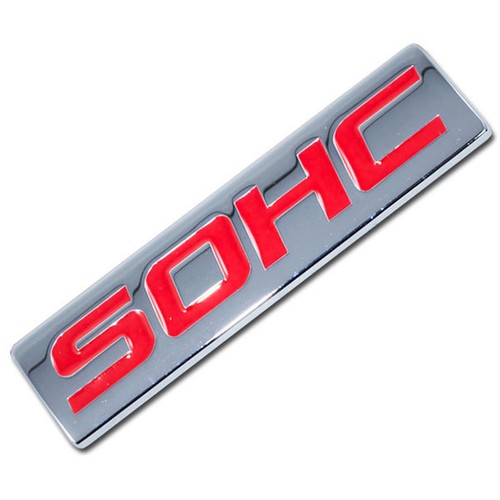 Chrome red metal - chrome/red, sohc