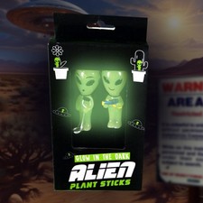 2x phosphprizierende ufo Alien