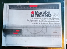Marabu Techno A4 Zeichenplatte Zeichenbrett Zeichenblock Links-Rechtshänder