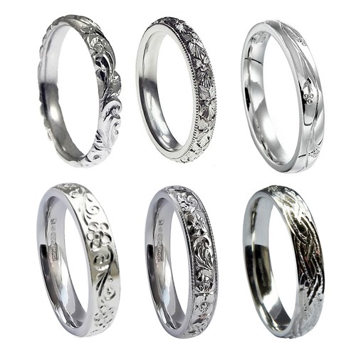 3mm vintage hand graviert - 3mm,
