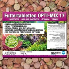 1000 ml PREMIUM TOP Futtertabletten OPTI-MIX 17 Aquarium Tablettenfutter