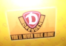 DYNAMO DRESDEN Fahne YNWA