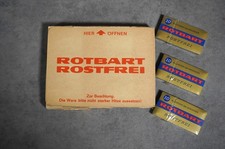 Rotbart Rasierklingen 13 Packungen á 10 Stück NEU OVP im Display