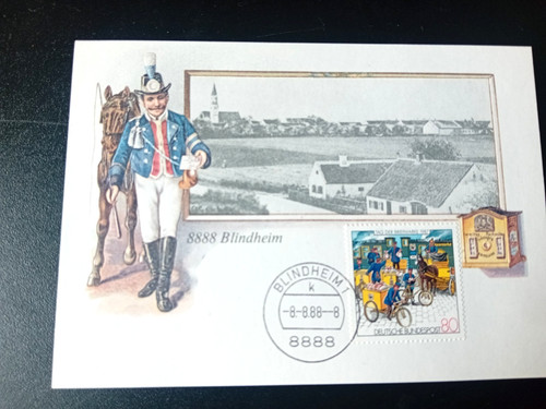 Historische postkarte aus 8888 - aus,