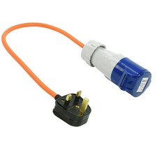 Adapterstecker UK England 230V 16A CEE Kupplung Kabel Wohnwagen Wohnmobil 60 cm 