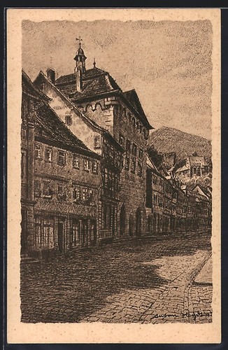 Künstler miltenberg a - künstler-ak,