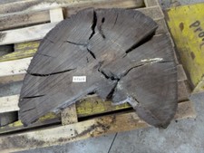 Mooreiche Moorholz 2000 J. Epoxidharz Tisch Scheibe Waschtisch,85x42x12,5/10,5cm