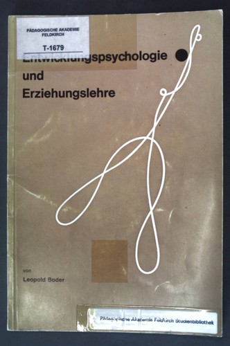 Entwicklungspsychologie und