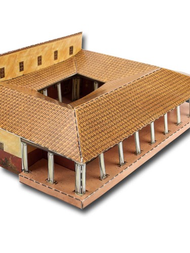 Bastelvorlagen römerhaus - römerhaus, in
