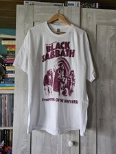 Black Sabbath -Symptom Of The Universe T-Shirt XXL Bandshirt Bandmerch weiß