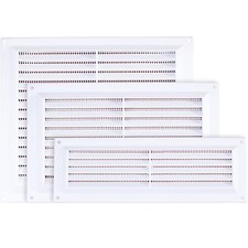 2 x Lüftungsschlitze weiß Lamelle Kunststoff KLEIN-GROß Lüftungskanal Tür Wandgitter