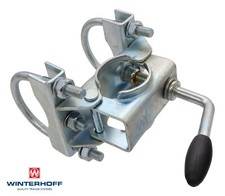 Winterhoff Stützradhalterung f. Zugdeichseln 70mm rund Klemmschelle 48mm Trailer