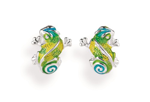 Chameleon ohrstecker paar - chameleon, 1