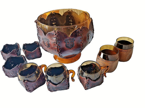 Rustikales vintage bowle set - vintage,