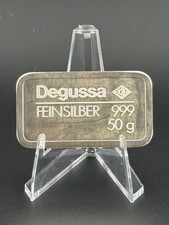 50g Silberbarren Degussa –