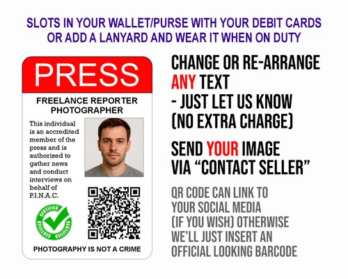 Personalisierter presseausweis - personalisierter,