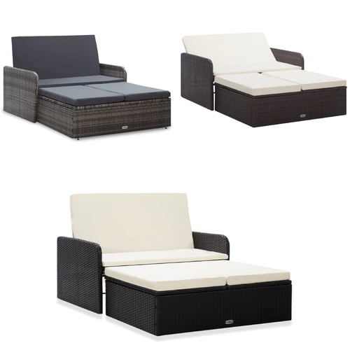 Polyrattan gartensofa - polyrattan,