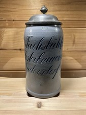 Brauereikrug Klosterbrauerei Fuchsbühler Indersdorf Bierkrug Geritzt, Gekämmt