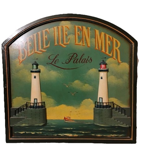 Holzbild belle ile - belle,