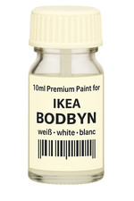 10mL Lackstift für  IKEA Bodbyn weiß