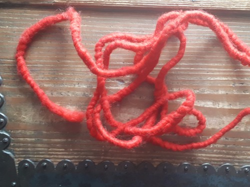Filzwolle rot 0 - rot, (1m
