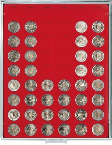 Lindner münzbox 2154 - münzbox, standard