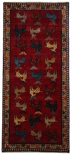 Teppich gabbeh handgeknüpft - teppich,