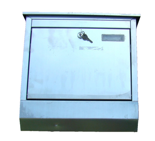 Briefkasten edelstahl mit - edelstahl,