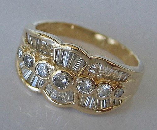 Ring mit brillanten diamanten - ring,
