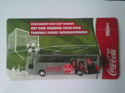 Coca cola team bus 87 - cola, 1:87