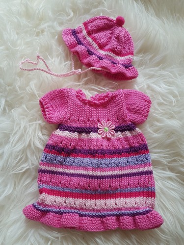 Puppenkleidung strick kleid - puppenkleidung,,