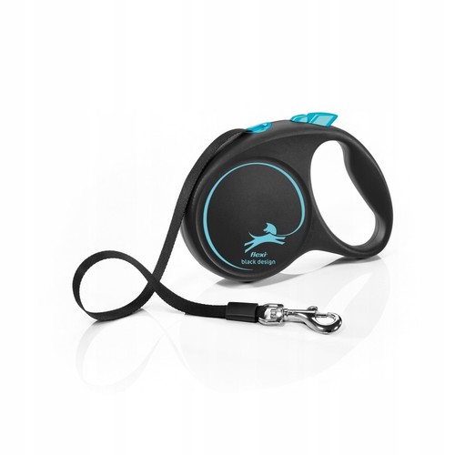Flexi black design - flexi, hundeleine