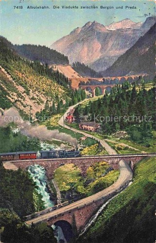 Albulabahn berguen die - albulabahn, gr