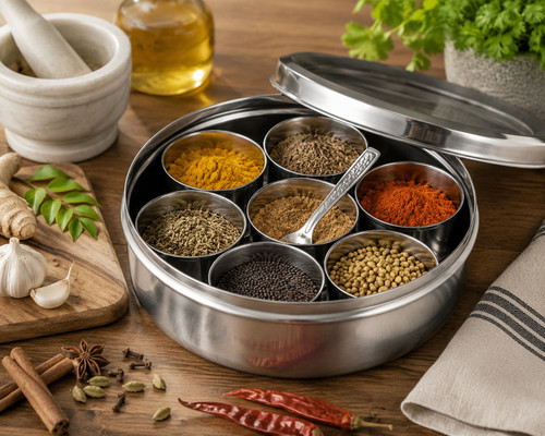 Edelstahl gewürzdose masala - gewürzdose,