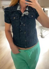 Louis Vuitton  Jeansjacke Gr..36 Volant & Logo