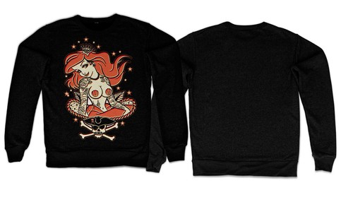 Arielle tattooed sweatshirt - tattooed,