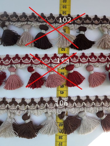 Borte mit quasten bordure - borte,