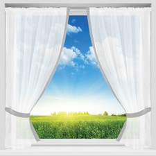 Gardinenset Stangendurchzug