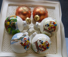28507. Disney  Weihnachtskugeln Christbaumschmuck  Schneewittchen 4 Stück + 2