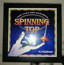 Top Spinning Kreisel Metall+Holz mit Kreiselplatte von Flitzebogen Motorik