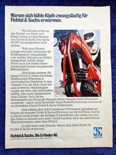 Sachs motoren werbung - werbung, mit