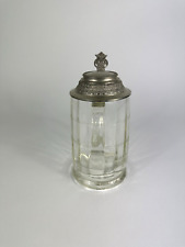 Antiker Großer Bierkrug Glas