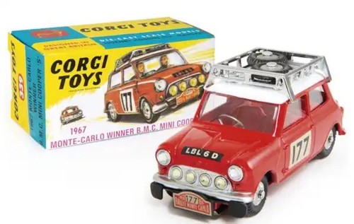 Corgi toys mini cooper - cooper, winner