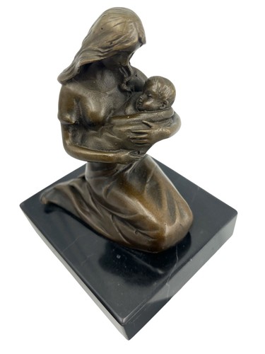 Bronzefigur mutter maria mit - mutter,