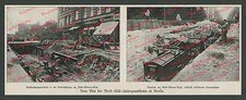 Berlin Kreuzberg Mehringplatz Baustelle U-Bahn Feldbahn Lok Siemens-Halske 1916!